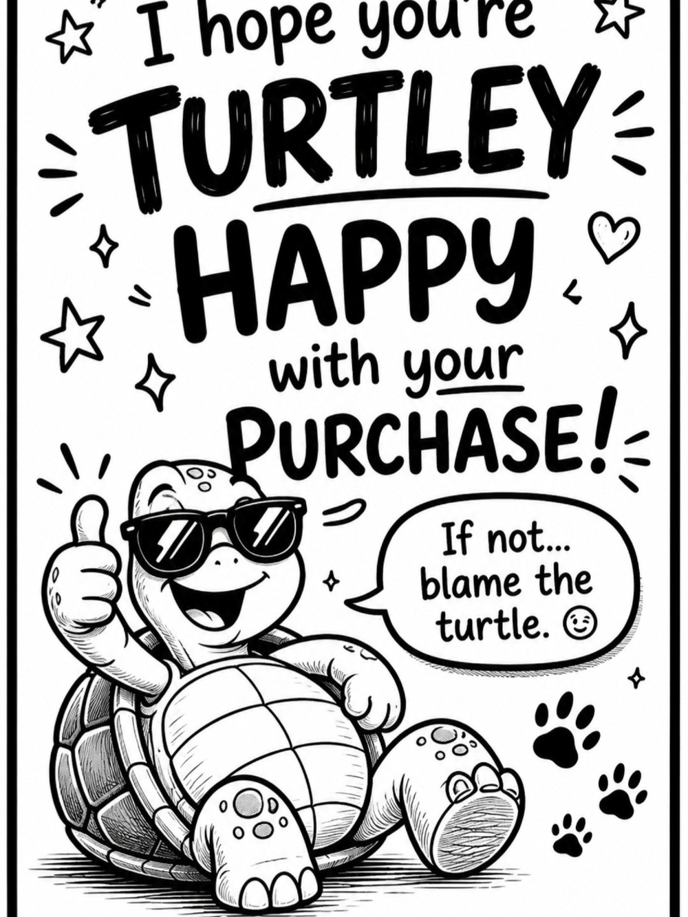 Turtley Happy Stickers Mock Up - Picture 2 of 4